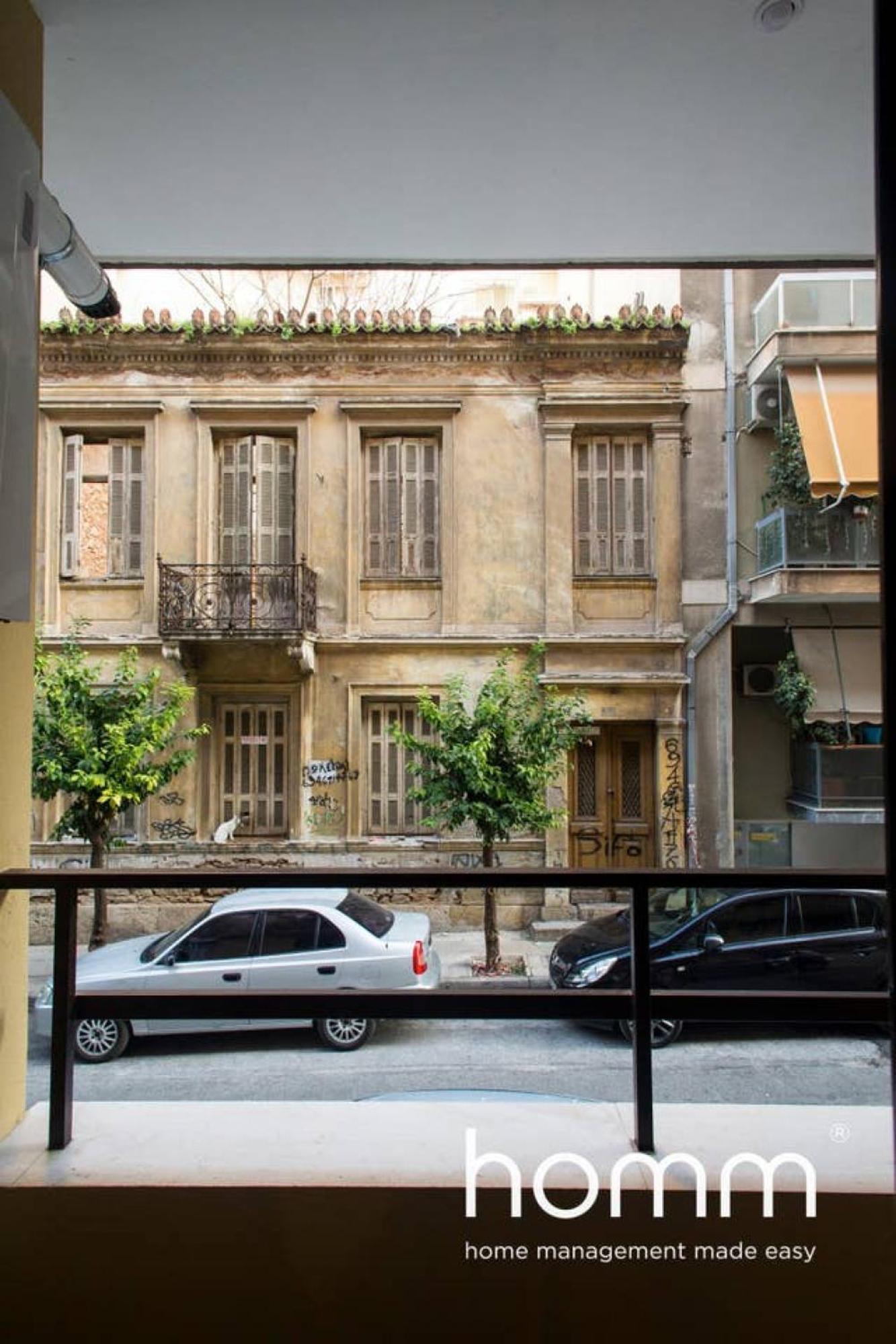 Unique Urban Homm Studio In Piraeus, Alkiviadouアパートメント エクステリア 写真